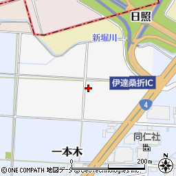 福島県伊達市堂ノ内周辺の地図
