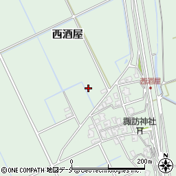 新潟県新潟市南区西酒屋周辺の地図
