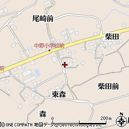 福島県福島市飯坂町中野柴田52周辺の地図
