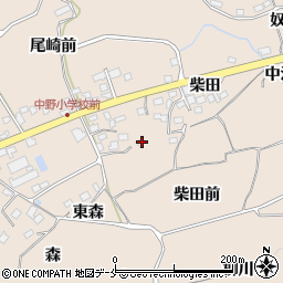 福島県福島市飯坂町中野柴田前52-1周辺の地図