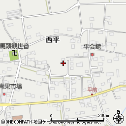 福島県伊達市伏黒西平27周辺の地図