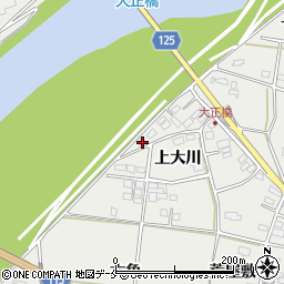 福島県伊達市伏黒上大川29周辺の地図