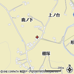 福島県伊達市梁川町大関（鹿ノ下）周辺の地図