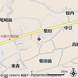 福島県福島市飯坂町中野柴田24周辺の地図
