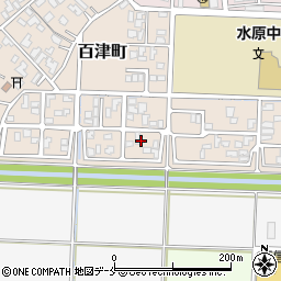 新潟県阿賀野市百津町周辺の地図