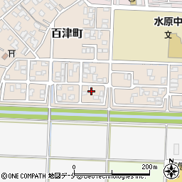 新潟県阿賀野市百津町周辺の地図