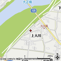 福島県伊達市伏黒上大川28周辺の地図