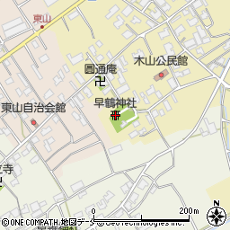 早鶴神社周辺の地図