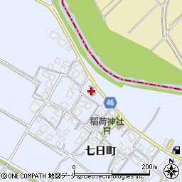 新津七日町簡易郵便局周辺の地図