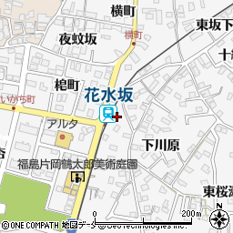 福島県福島市飯坂町町裏2-3周辺の地図