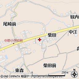 福島県福島市飯坂町中野柴田29周辺の地図