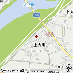 福島県伊達市伏黒上大川27周辺の地図
