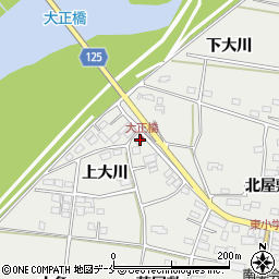 福島県伊達市伏黒上大川16周辺の地図
