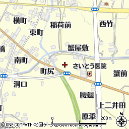 福島県福島市飯坂町湯野一ノ関周辺の地図