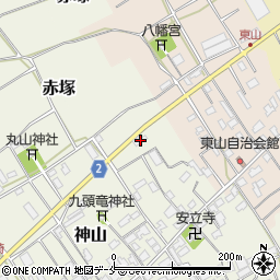 新潟県新潟市西区神山165周辺の地図