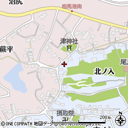 福島県相馬市尾浜北ノ入14周辺の地図