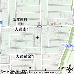 新潟県新潟市南区大通南1丁目285周辺の地図