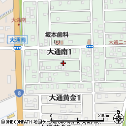 新潟県新潟市南区大通南1丁目209周辺の地図