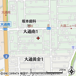 新潟県新潟市南区大通南1丁目212周辺の地図