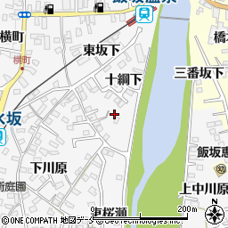福島県福島市飯坂町十綱下1周辺の地図