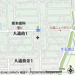 新潟県新潟市南区大通南1丁目294周辺の地図