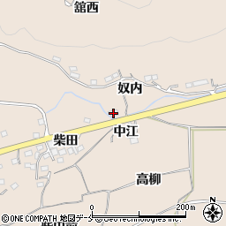 福島県福島市飯坂町中野柴田1周辺の地図
