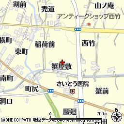福島県福島市飯坂町湯野西竹周辺の地図