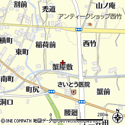福島県福島市飯坂町湯野（西竹）周辺の地図