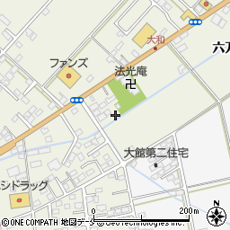 福島県伊達市保原町（六万坊）周辺の地図