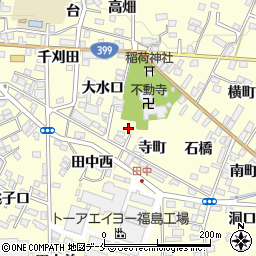 福島県福島市飯坂町湯野大水口24-9周辺の地図