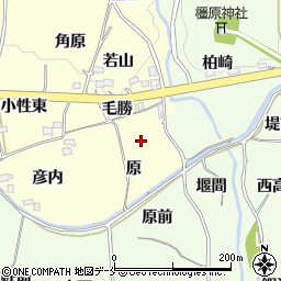 福島県福島市飯坂町湯野（原）周辺の地図