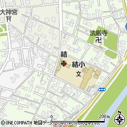 新潟市立　結幼稚園周辺の地図