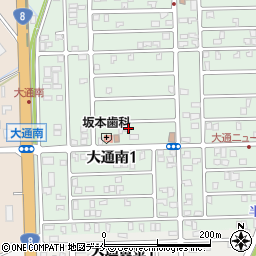 新潟県新潟市南区大通南1丁目141周辺の地図