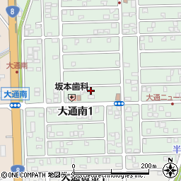 新潟県新潟市南区大通南1丁目142周辺の地図