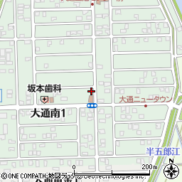 新潟県新潟市南区大通南1丁目149周辺の地図