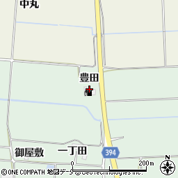 福島県相馬市石上豊田周辺の地図