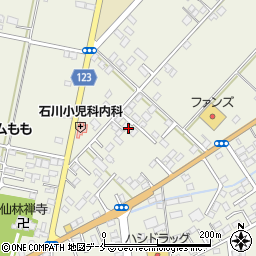福島県伊達市保原町半道周辺の地図