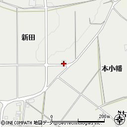 福島県伊達市伏黒新田周辺の地図