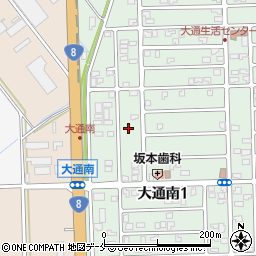 新潟県新潟市南区大通南1丁目39周辺の地図