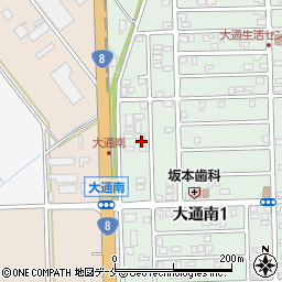 新潟県新潟市南区大通南1丁目26周辺の地図