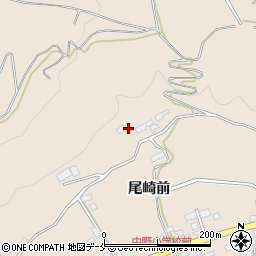福島県福島市飯坂町中野尾崎周辺の地図