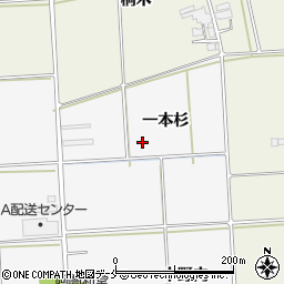 福島県伊達市保原町大泉（一本杉）周辺の地図