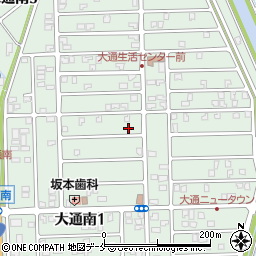 新潟県新潟市南区大通南1丁目79周辺の地図