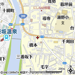 豊嶋屋菓子店周辺の地図