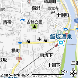 福島県福島市飯坂町立町27-4周辺の地図