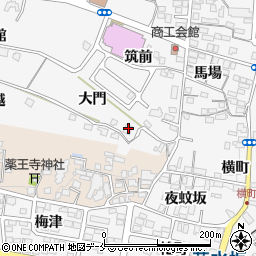福島県福島市飯坂町大門32周辺の地図