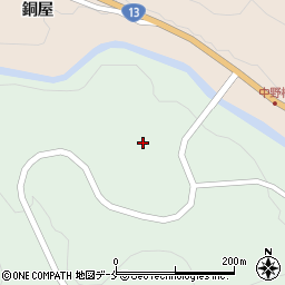 福島県福島市大笹生釜平周辺の地図