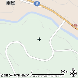 福島県福島市大笹生（釜平）周辺の地図