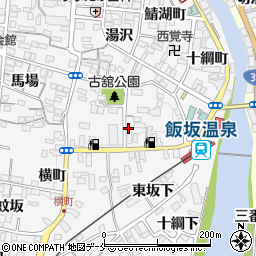 福島県福島市飯坂町立町27周辺の地図