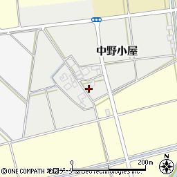 新潟県新潟市西区中野小屋1608-3周辺の地図